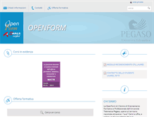 Tablet Screenshot of openform.it